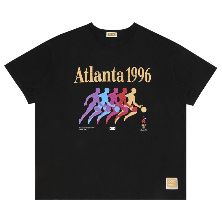 

Футболка Kith For Olympics Heritage Atlanta Basketball Vintage Tee, черный