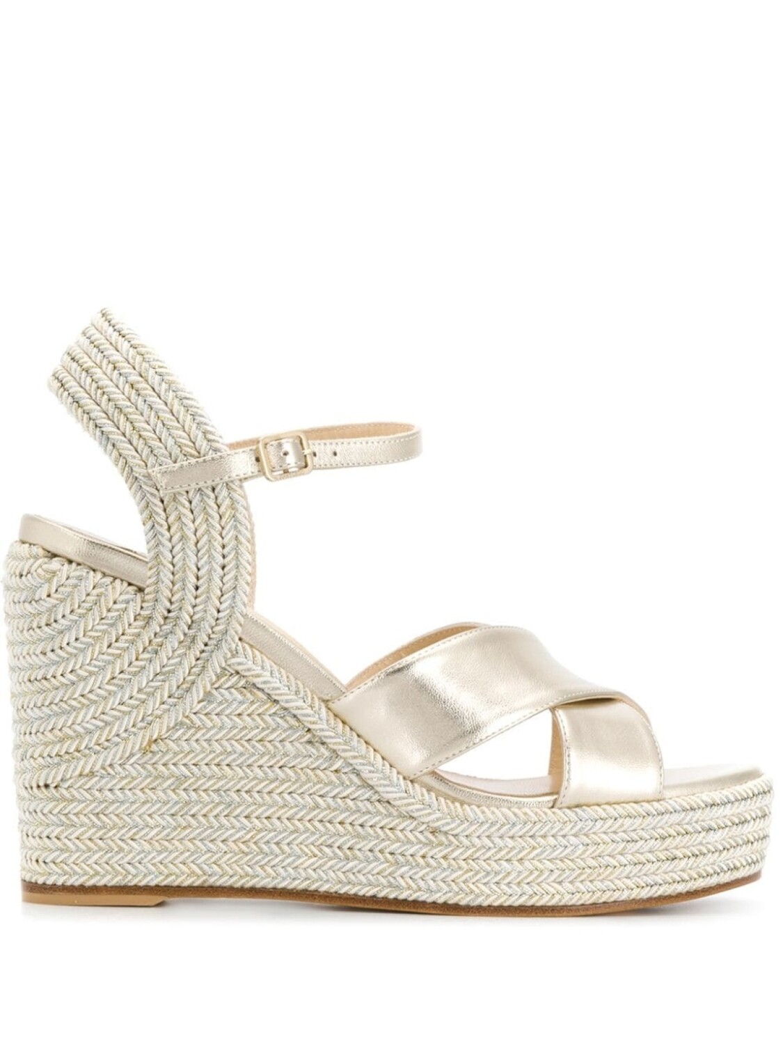 

Jimmy Choo эспадрильи Dellena 100 на танкетке, золотистый