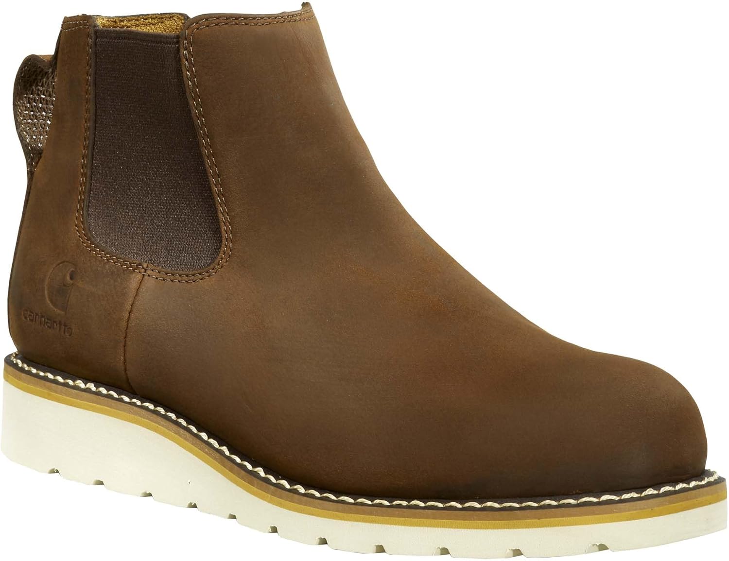 

Ботинки Chelsea Pull-On на танкетке Carhartt Footwear FW5033, Dark Bison Oil Tanned