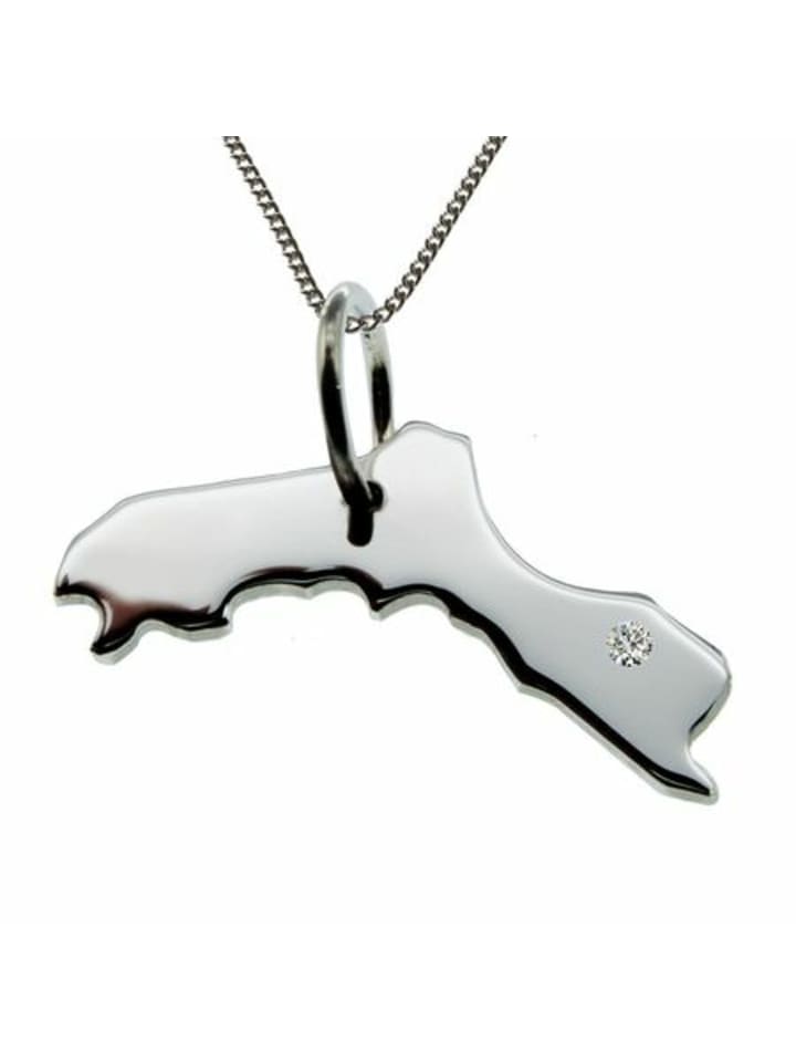 

Schmuckador Цепочка 50 см + Курдистан с бриллиантом из серебра 925 пробы