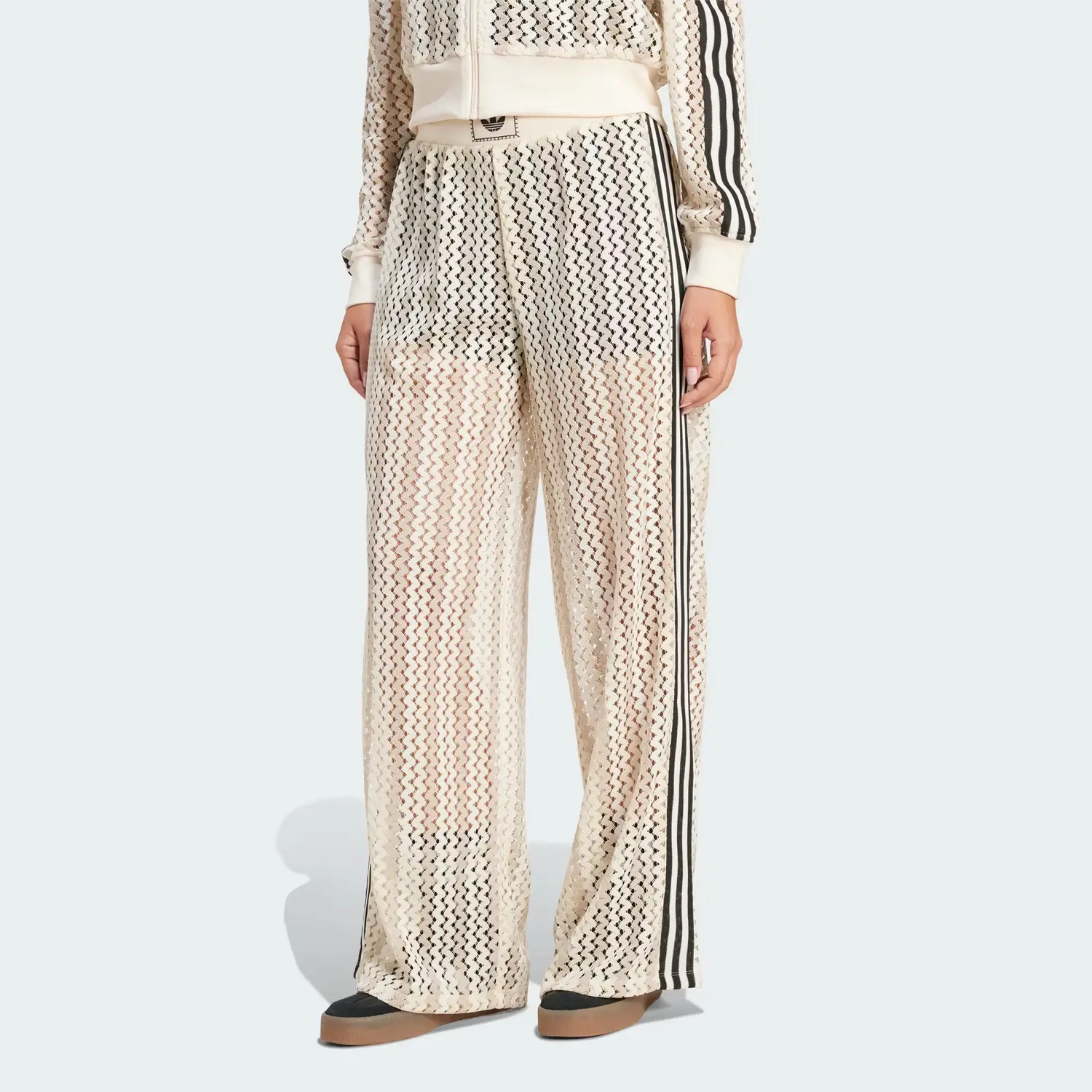 Adidas Originals Adidas летние штаны Firebird Track Wonder White — фото 3