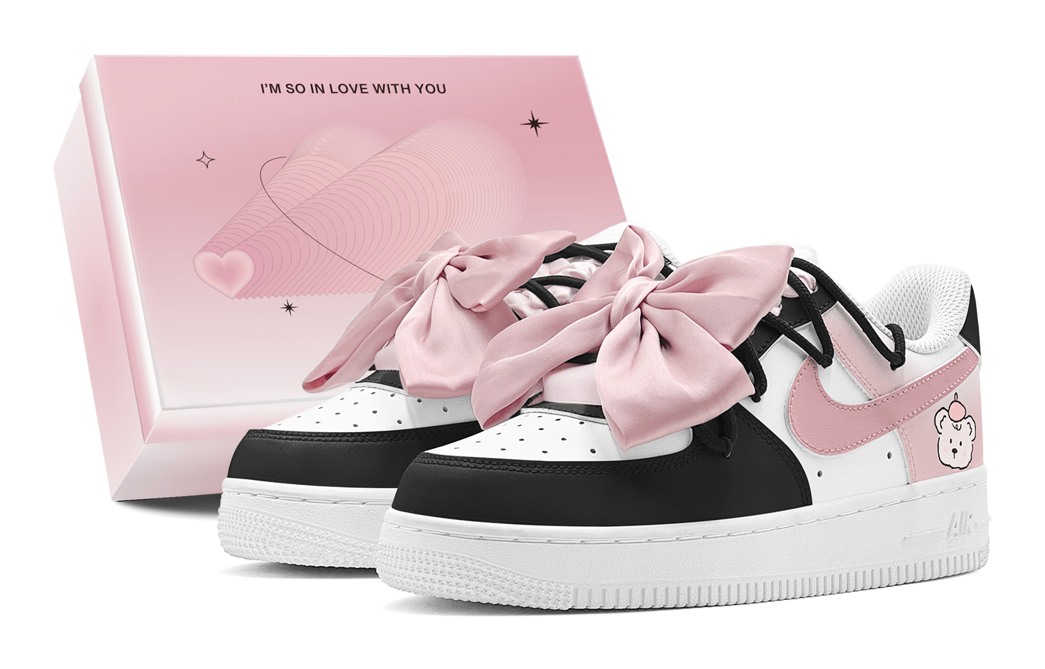 

Детские кроссовки для скейтбординга Air Force 1 LE Low Top для подростков Nike, черный