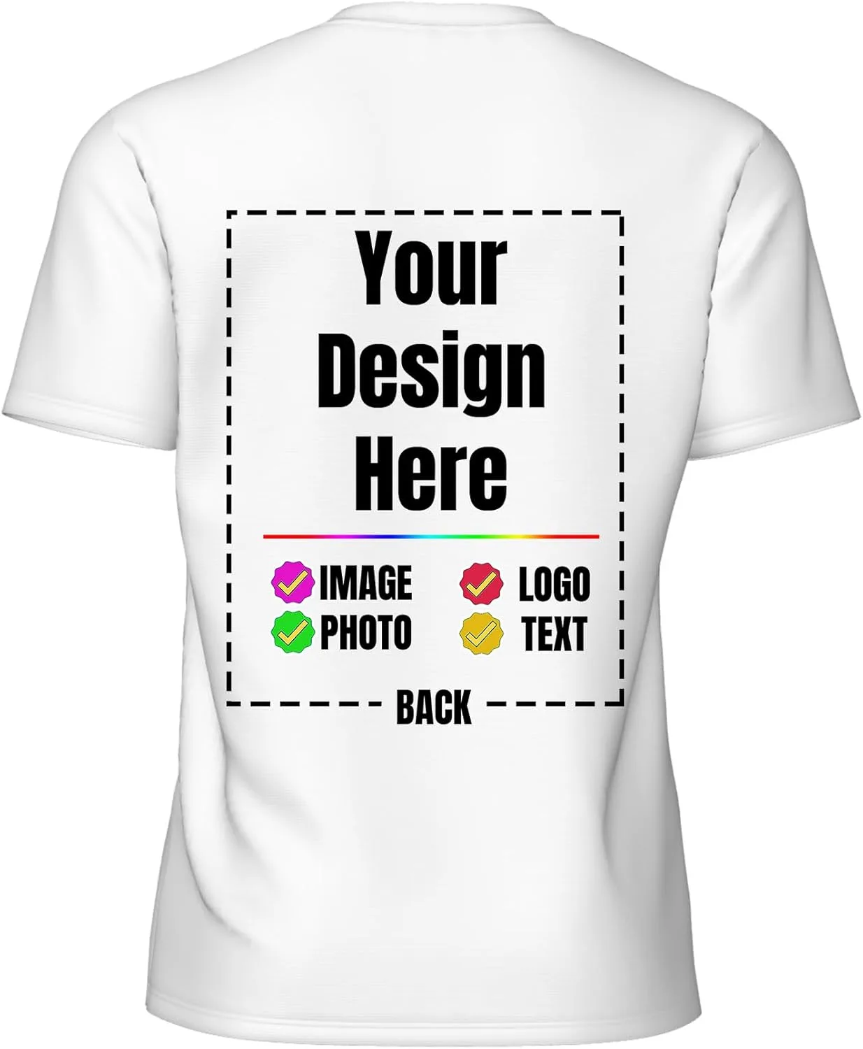 Футболка Custom Cotton для мужчин и женщин с индивидуальным дизайном — фото 3