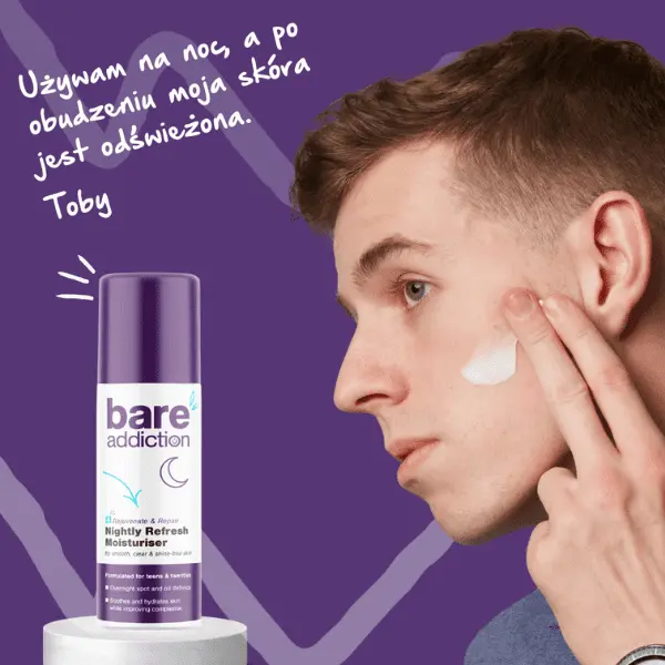 Крем для лица Bare addiction — Увлажняющий ночной с ниацинамидом, для жирной и проблемной кожи, 50 мл — фото 4