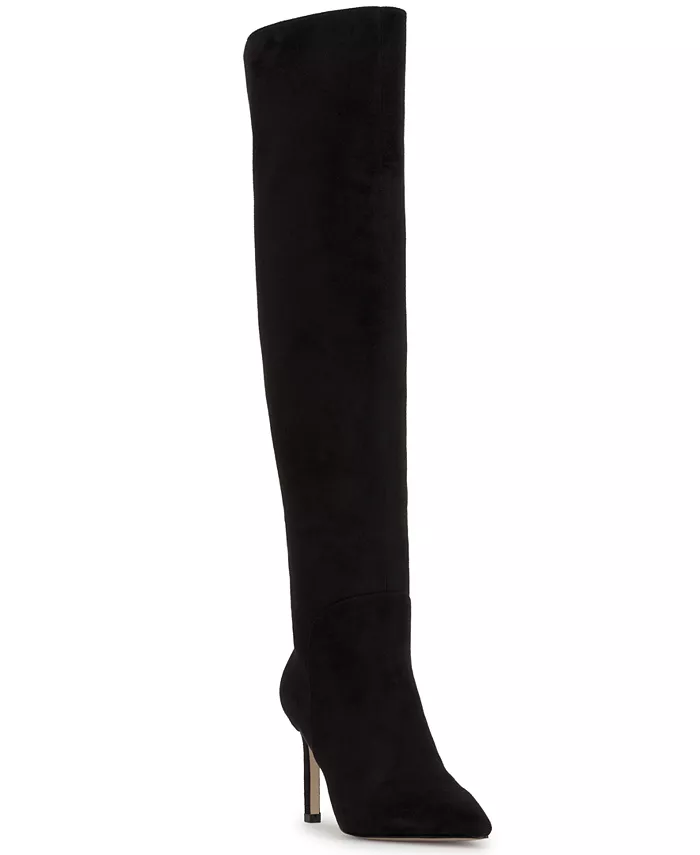 Женские сапоги Earon до бедра на шпильке, Regular & Wide Calf Jessica Simpson, черный