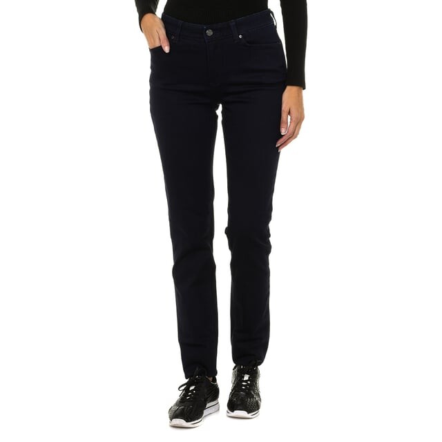 

Длинные брюки из эластичной ткани 6y5j18 5dwnz женщина Armani, синий