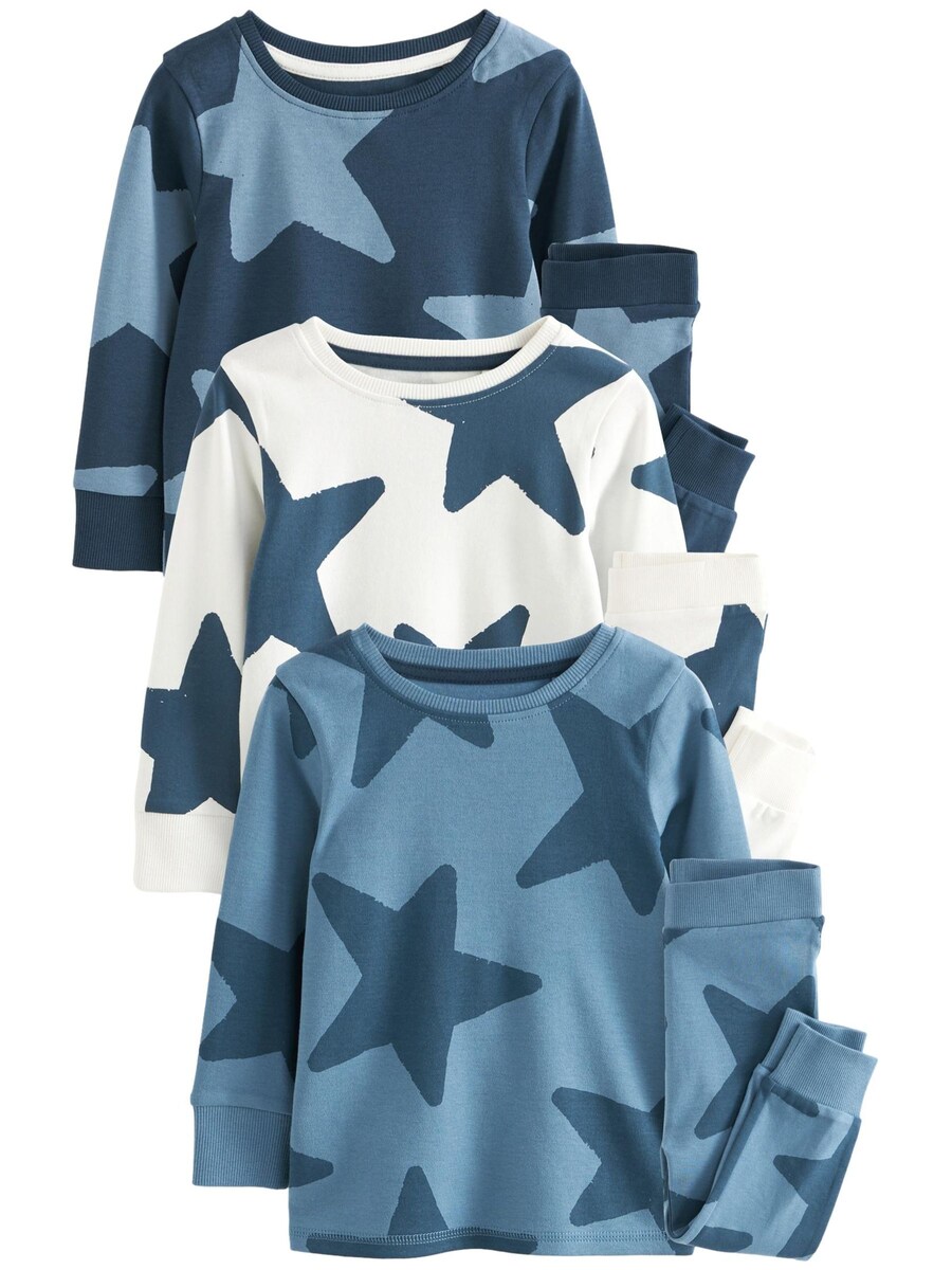 

Пижама Next, цвет Navy/Light blue/White