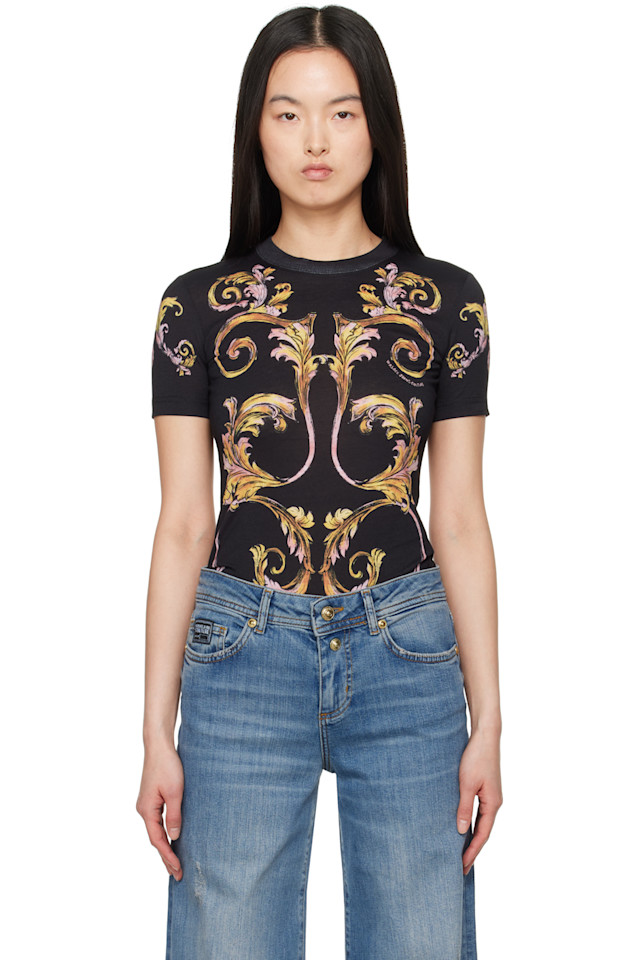 

Футболка Outline Barocco Versace Jeans Couture, мультиколор