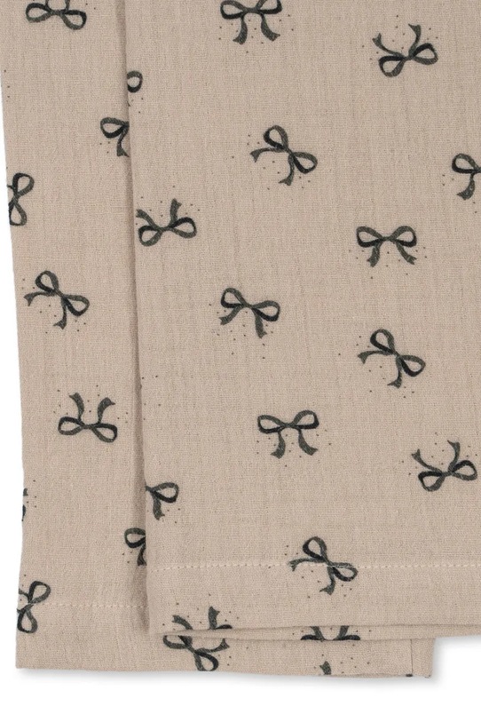 Детские хлопковые брюки COCO PANTS GOTS Konges Sløjd, бежевый — фото 4