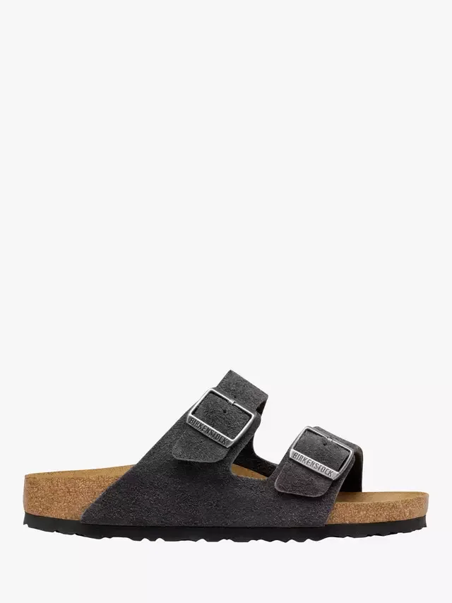 Замшевые сандалии Arizona, угольно-серый Birkenstock