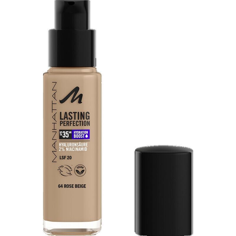Тональный крем Lasting Perfection 64 Rose Beige Manhattan, 30 ml — фото 2