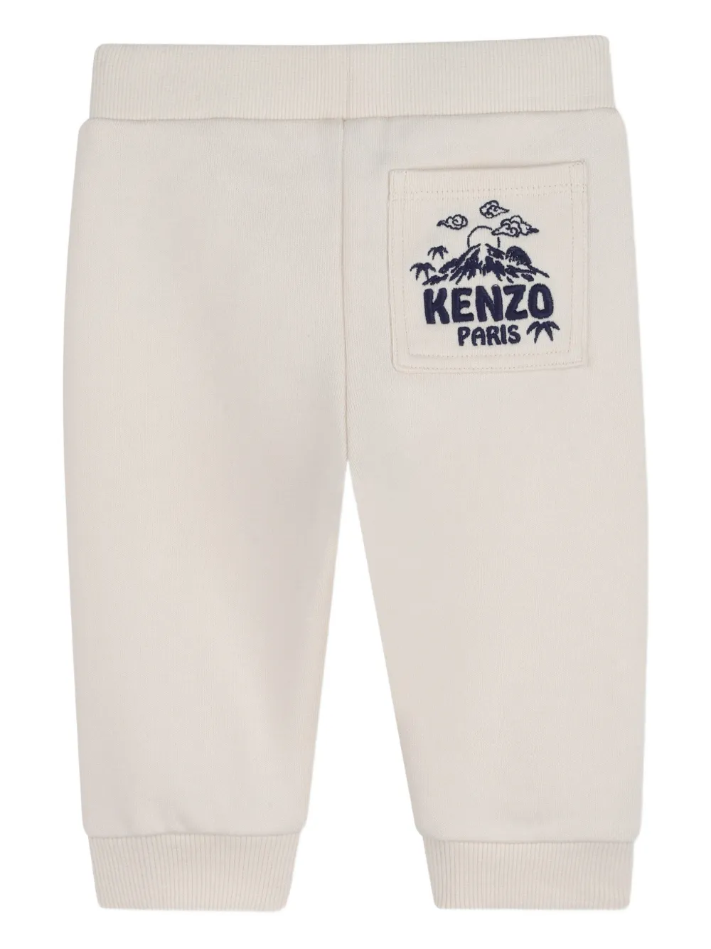 Комплект из топа и брюк с логотипом Kenzo Kids, синий — фото 4