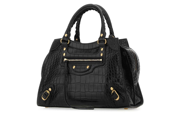 Сумка через плечо из телячьей кожи Balenciaga черная женская — фото 2