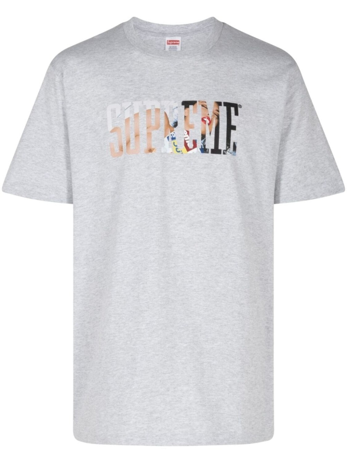 

Supreme футболка Tera Patrick Collegiate "Ash Grey", серый