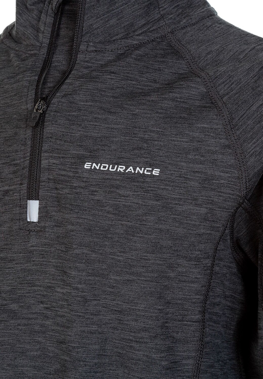 Функциональная рубашка LYLE JR. с инновационной технологией Quick Dry ENDURANCE, цвет Black Melange — фото 2