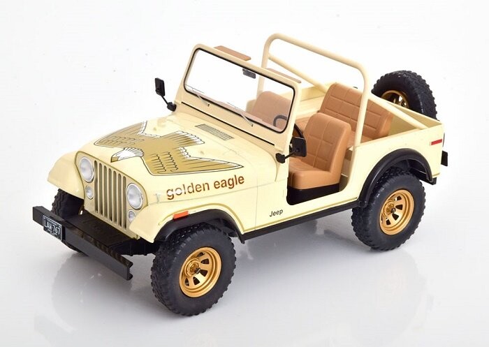 

Mcg Jeep Cj-7 Golden Eagle 1980 Ivory 1:18 18280