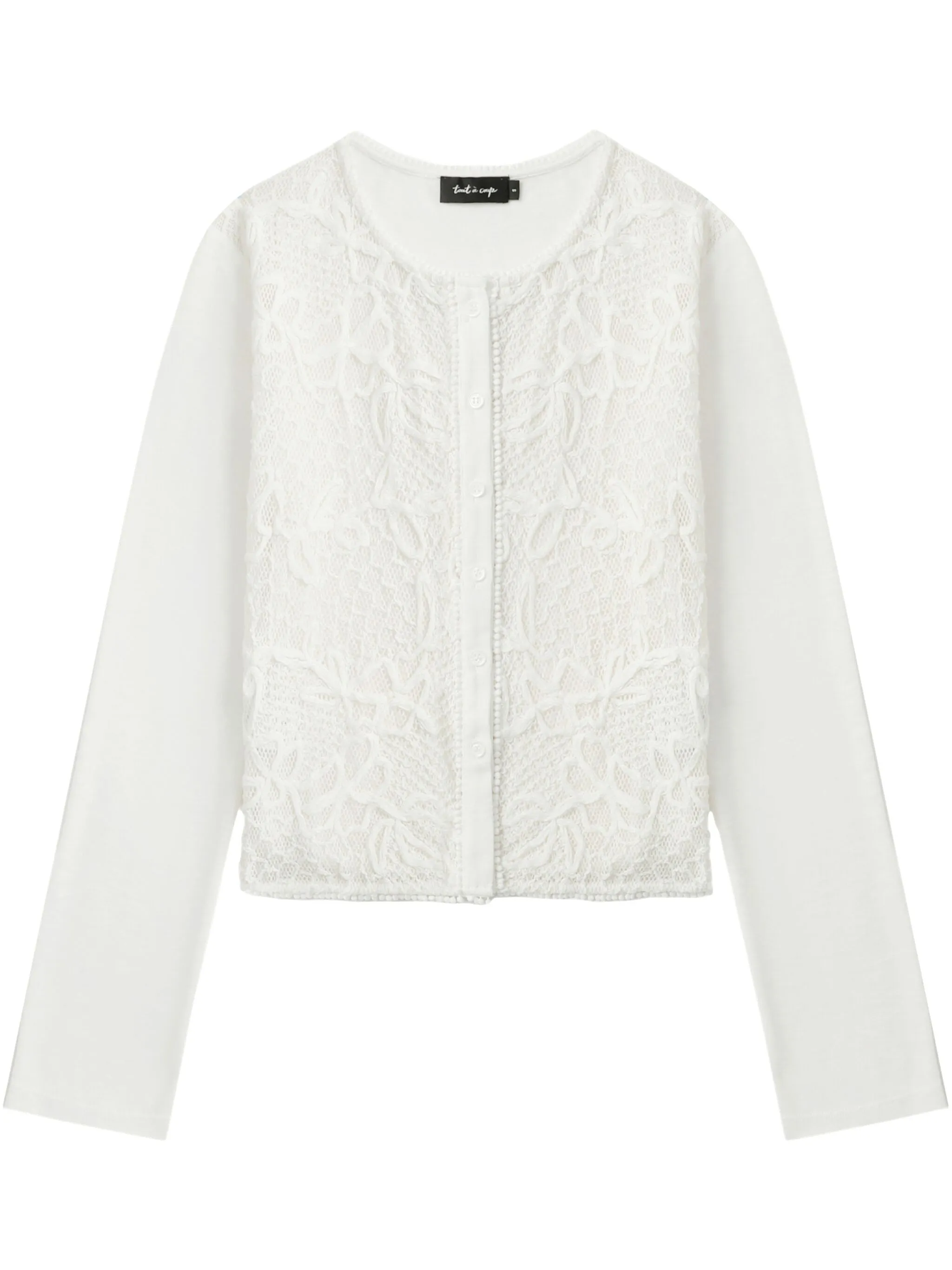 

Блузка из смесового хлопка Tout A Coup, белый