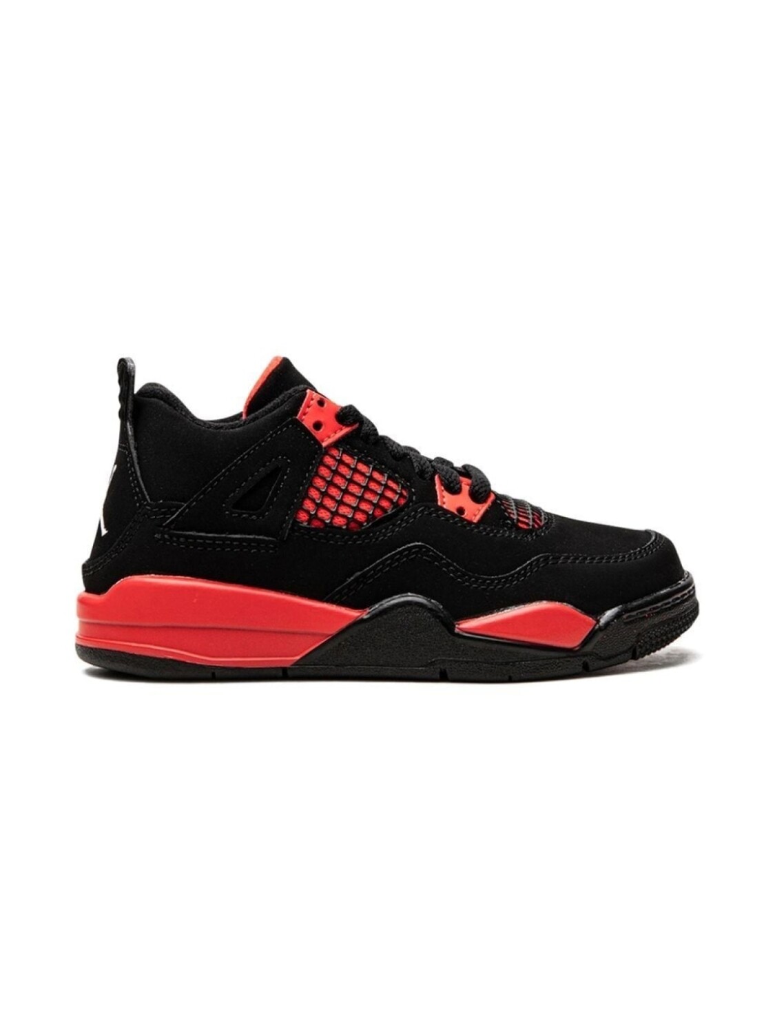 Jordan Kids кроссовки Air Jordan 4 Retro, черный — фото 2