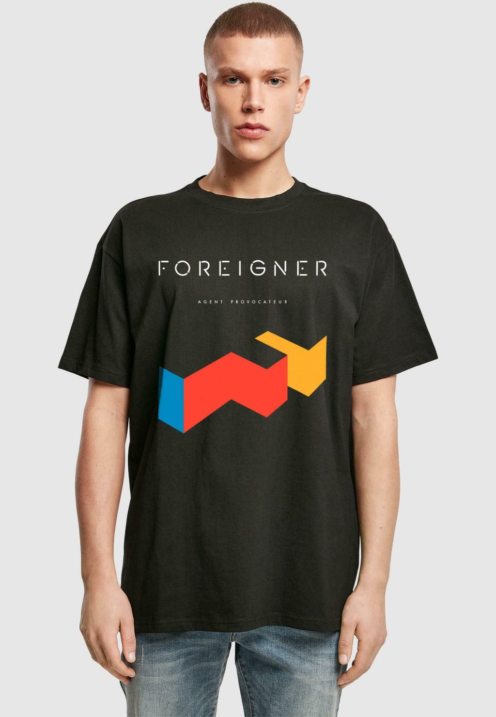 

Футболка с принтом FOREIGNER ROCK BAND - AGENT PROVOCATEUR HEAVY Merchcode, черный