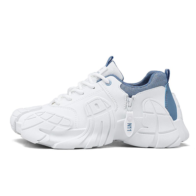 

GAISIMA Износостойкие массивные низкие кроссовки мужские бело-синие, цвет White Blue