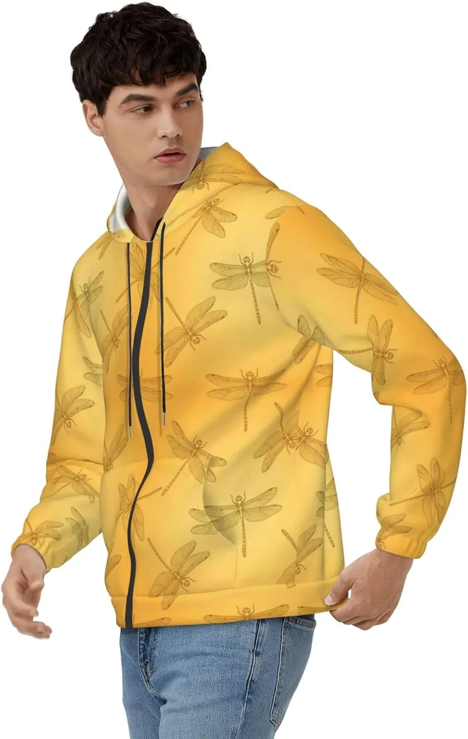 

Толстовка с капюшоном для мужчин Casual Full Zip Up KATVEESC