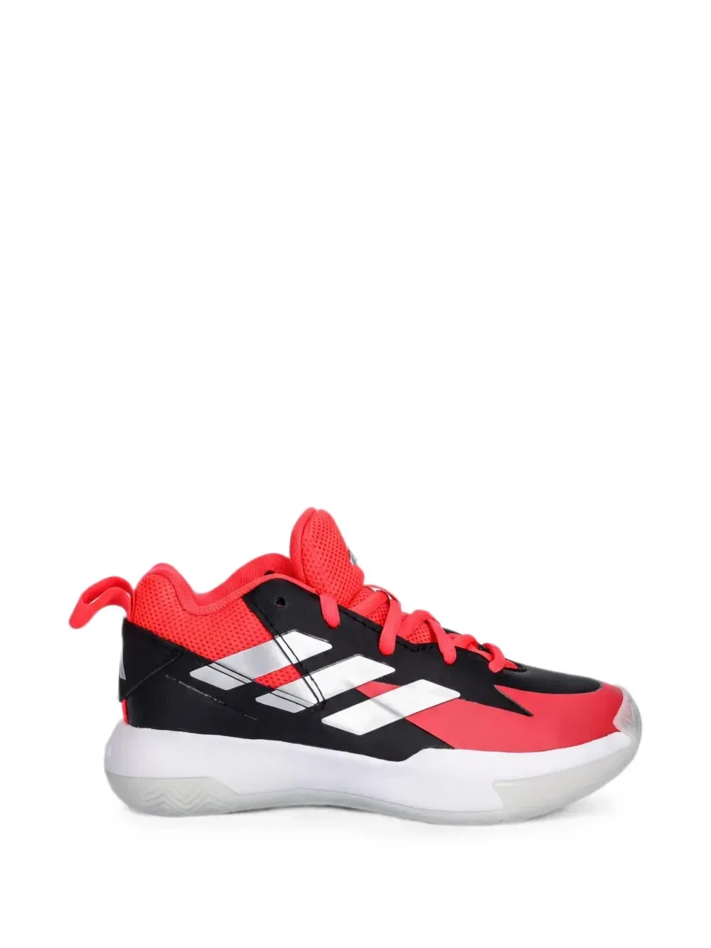 Кеды на шнуровке с полосками Adidas Kids, розовый — фото 2