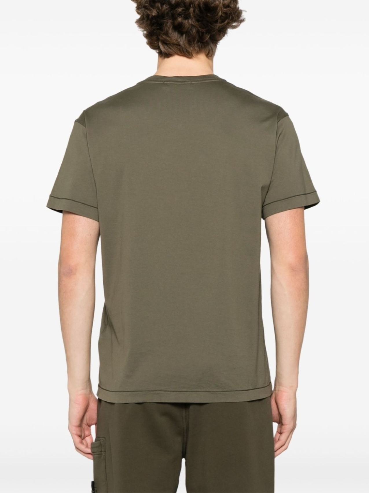 Stone Island футболка 2100039, зеленый — фото 3