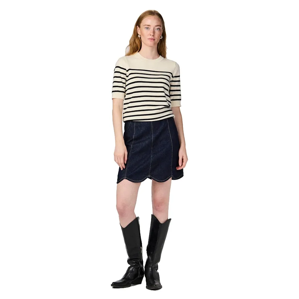 

Свитер Yas Lena short sleeve, бежевый