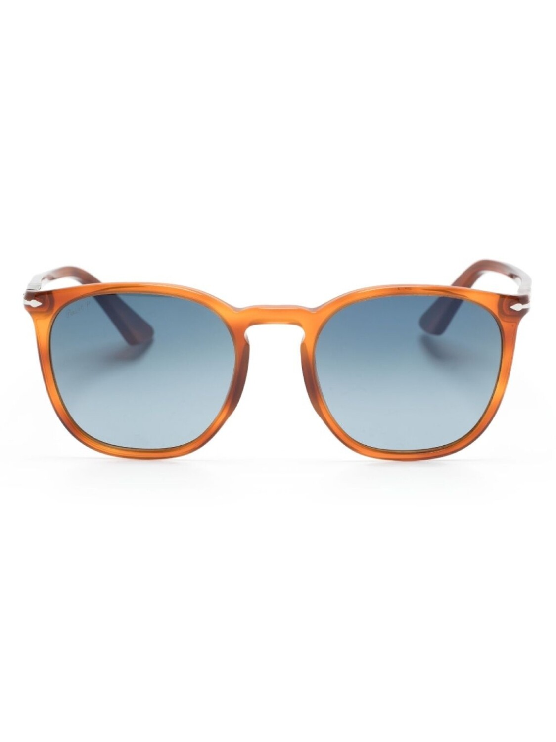 

Persol солнцезащитные очки PO3316S в круглой оправе, оранжевый