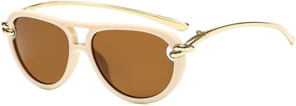 

Винтажные солнцезащитные очки с узлом на дужках для женщин, модные, с градиентным черным покрытием, элегантные, для вождения, с защитой от УФ-излучения UV400 VFDHN, 68357-c7