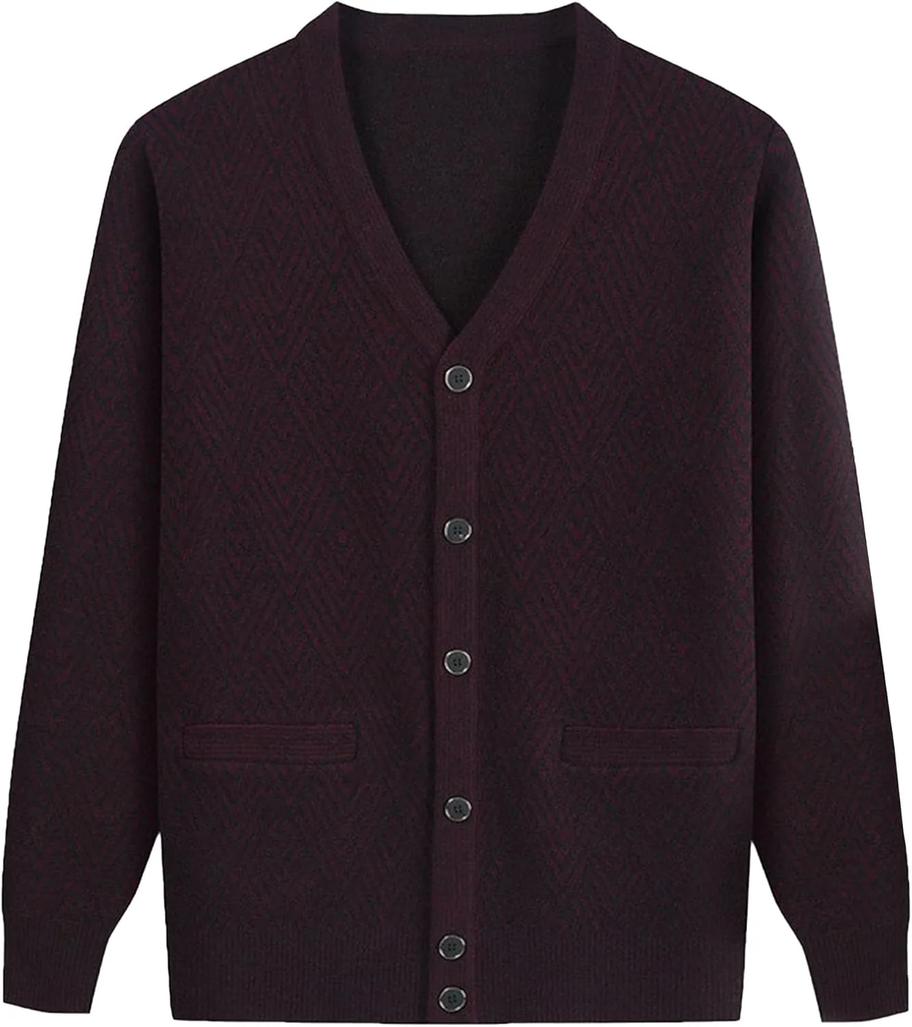 

Мужской свитер V-образным вырезом Slim Fit QOAAIE