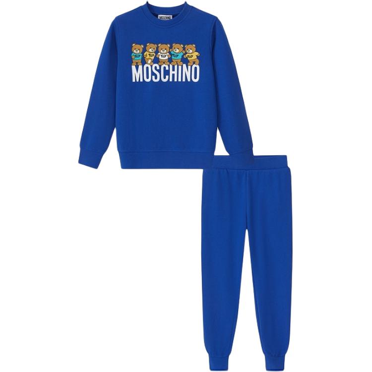 

MOSCHINO Повседневная спортивная одежда синяя для детей от 3 до 7 лет