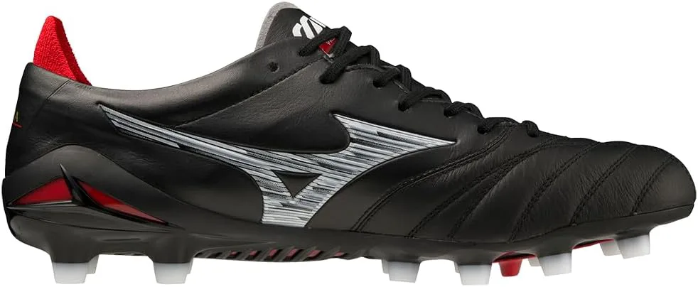 Футбольные бутсы Mizuno Men's Morelia Neo IV, сделаны в Японии, черно-белый — фото 2