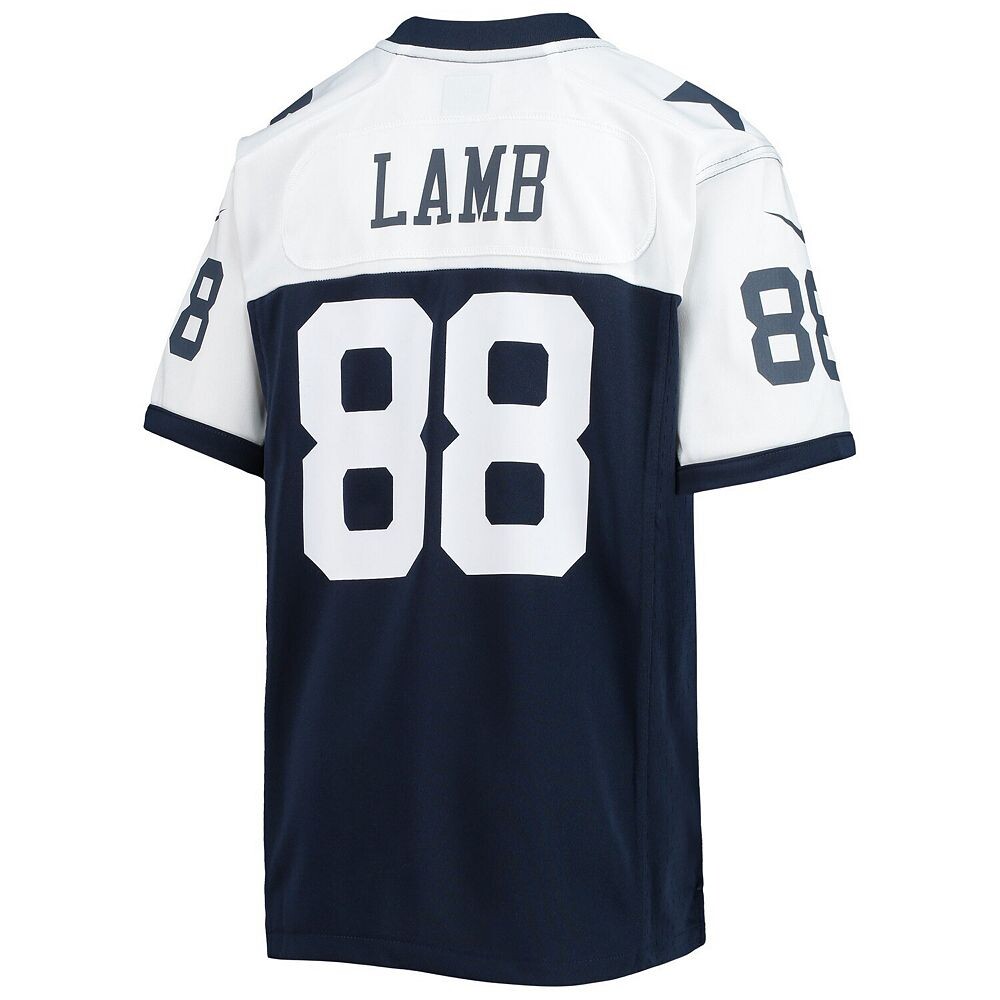 Молодежная футболка Nike CeeDee Lamb Navy Dallas Cowboys Alternate Team Game, цвет Cow Navy — фото 4