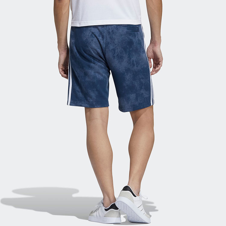 Повседневные шорты мужские темно-синие Adidas Neo — фото 4