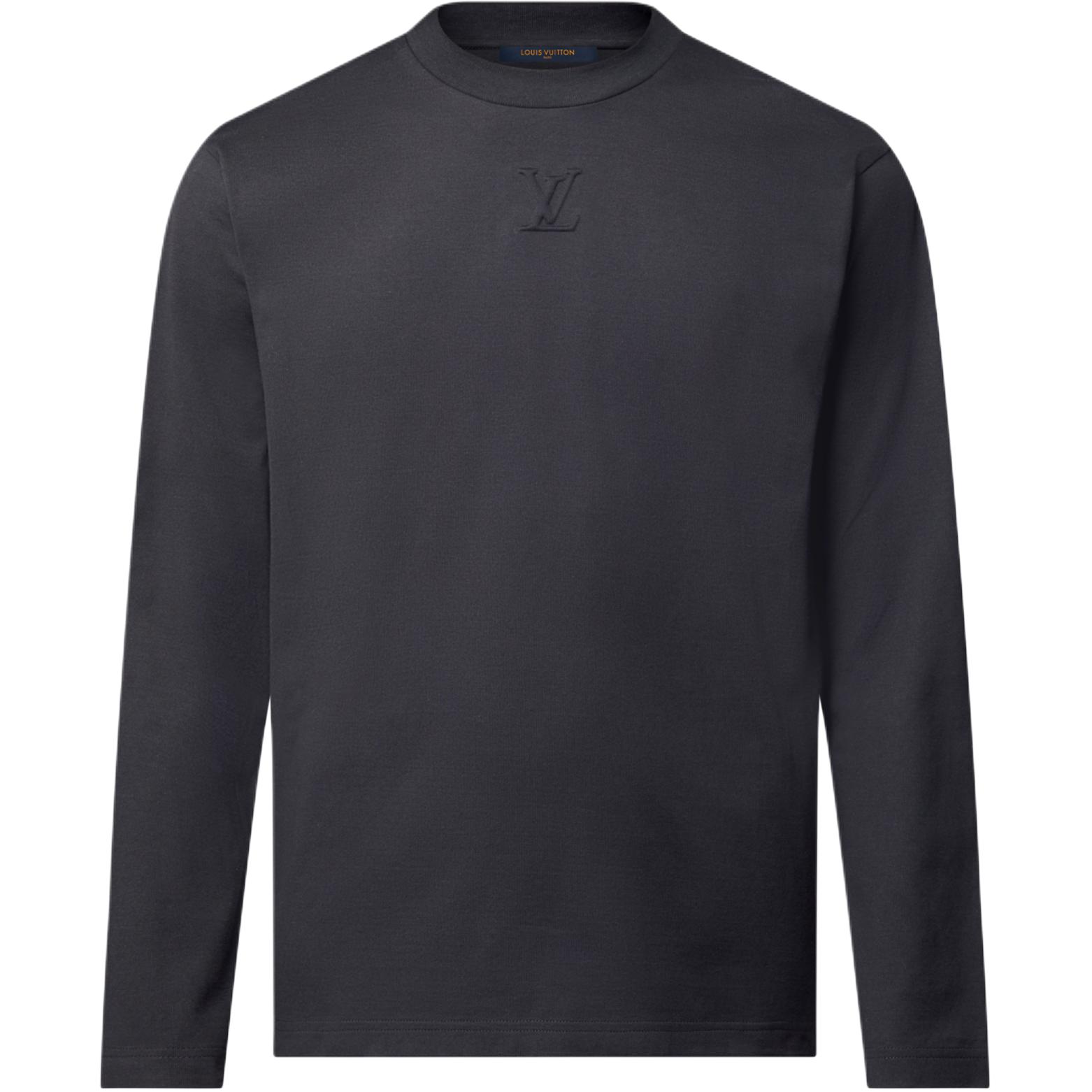 

Футболка Lv с длинным рукавом и тиснением LOUIS VUITTON, серый