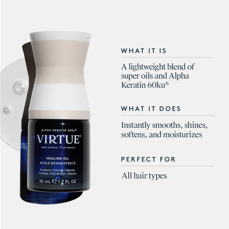 Увлажняющее восстанавливающее масло для волос Virtue, 1.7 oz/50 mL — фото 3