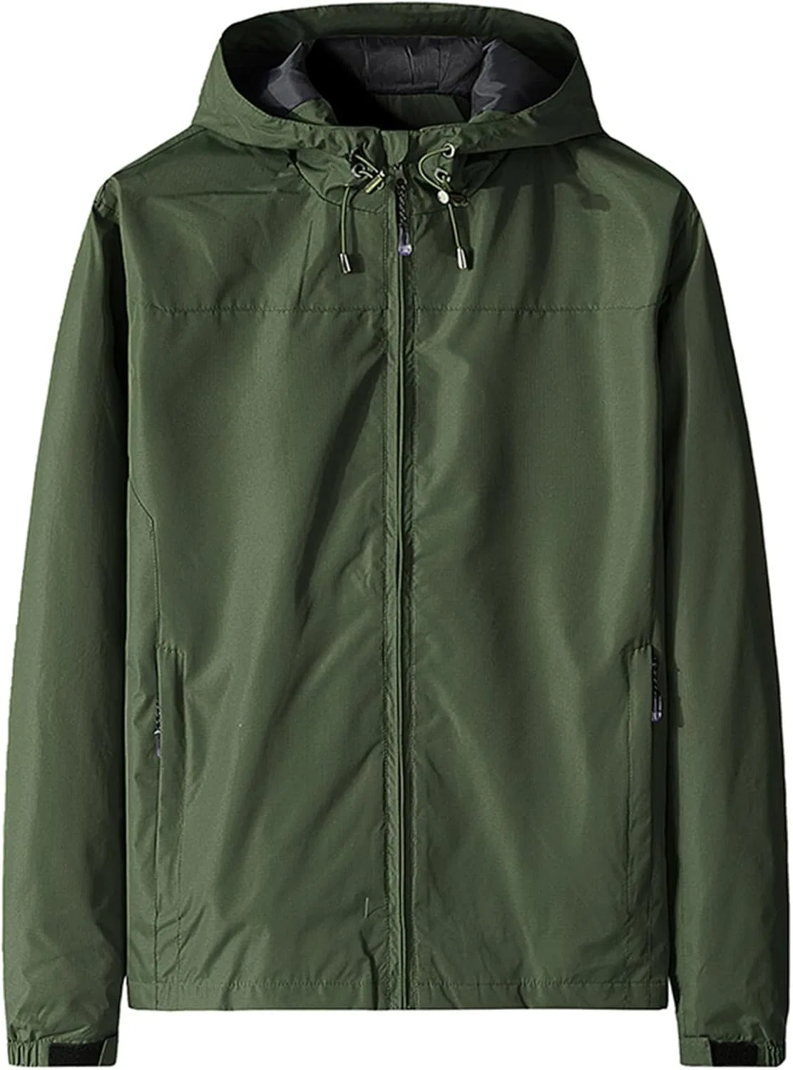 Мужская активная худи с защитой UPF 50+, быстросохнущая, Army Green — фото 3