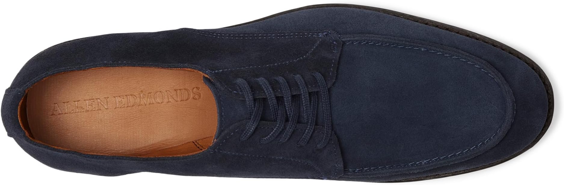 Оксфорды Allen Edmonds Rivington Derby Shoes, цвет Navy Suede — фото 2