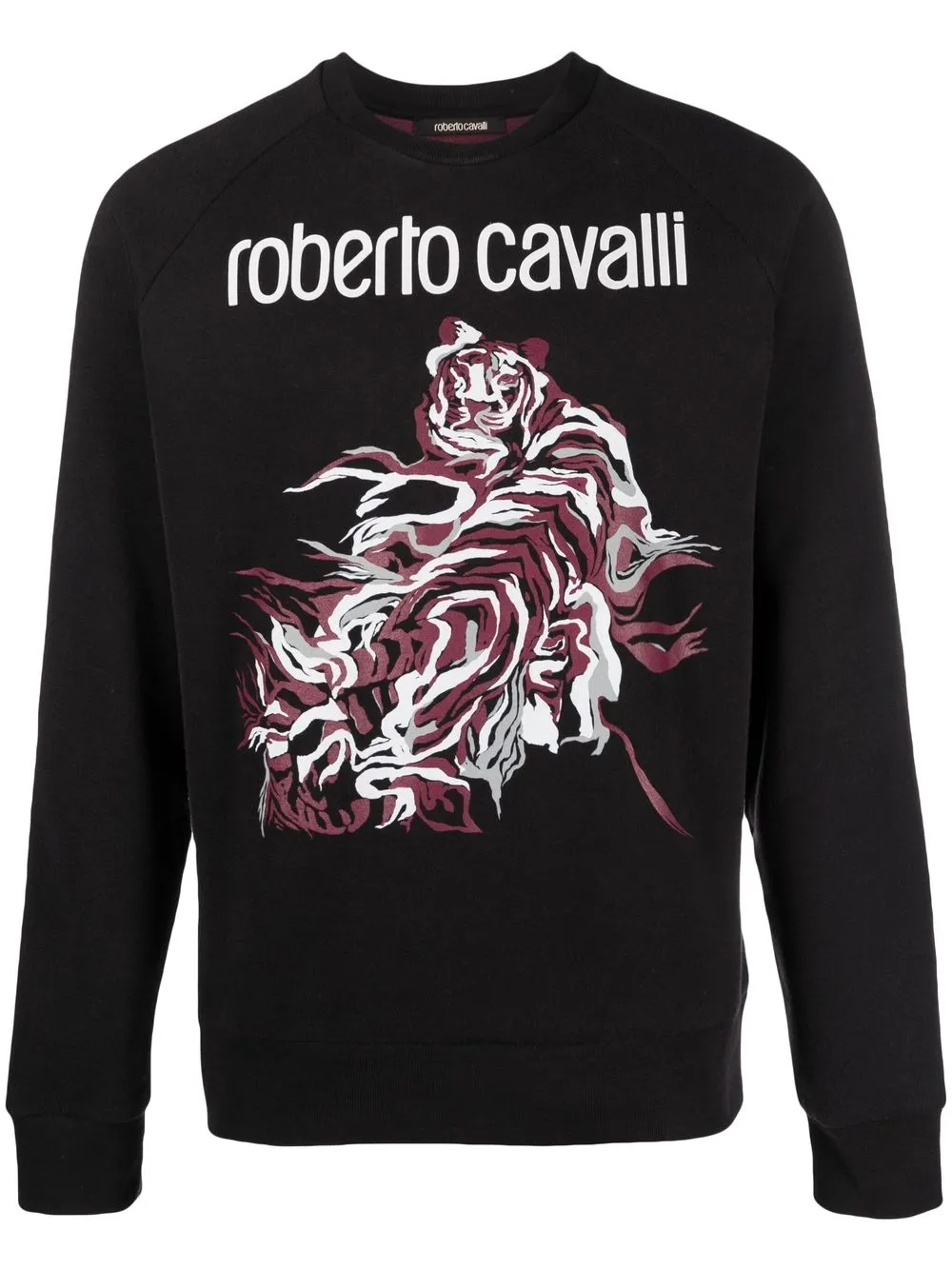 

Толстовка с графичным принтом Roberto Cavalli, черный