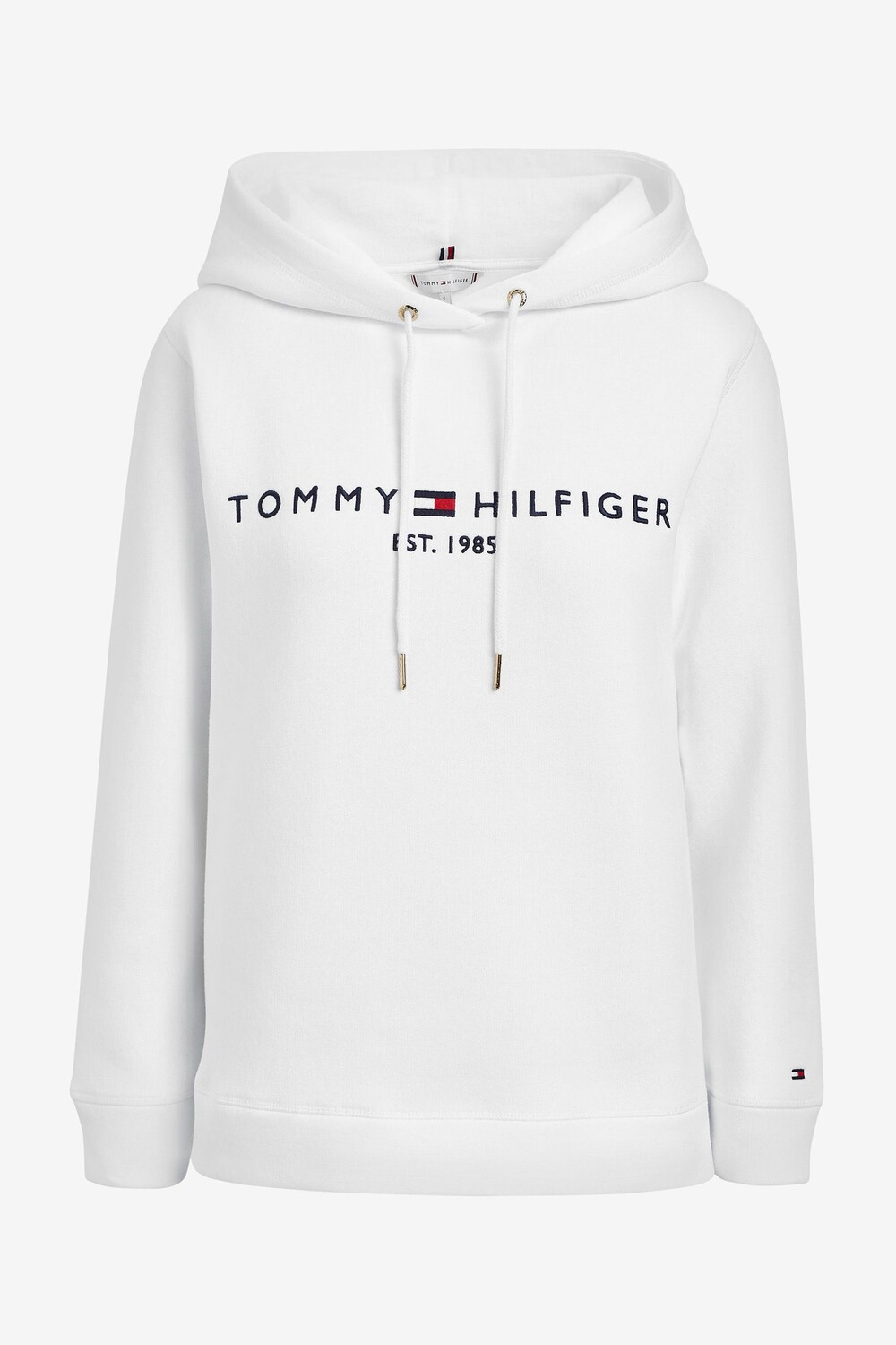 Толстовка Heritage белого цвета с логотипом Tommy Hilfiger, белый — фото 4