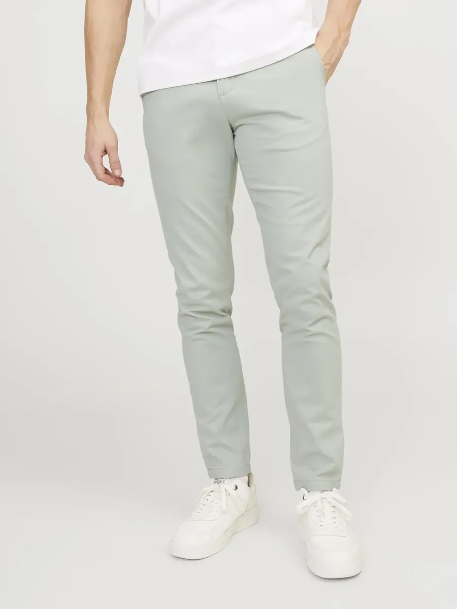 

Брюки-чиносы Jack & Jones "JPSTMARCO JJBOWIE NOOS", цвет Desert Sage