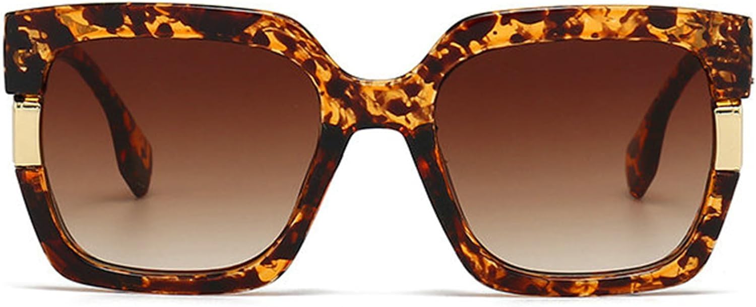 

Модные квадратные солнцезащитные очки для женщин Helena, винтажные женские солнцезащитные очки большого размера, популярные солнцезащитные очки с защитой UV400, S65, Leopard