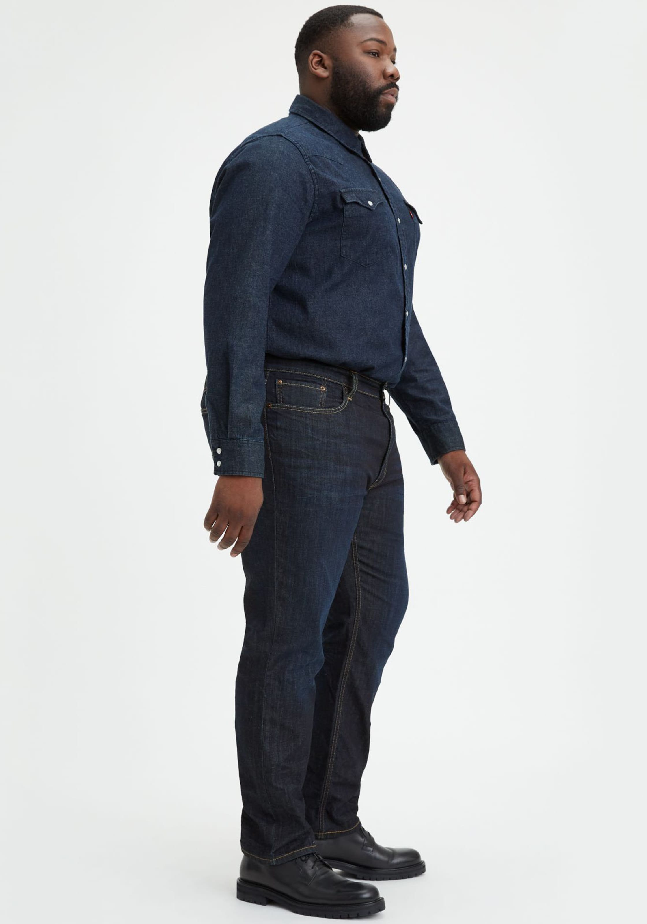 

Levi's Big & Tall Джинсы Regular в темно-синем цвете