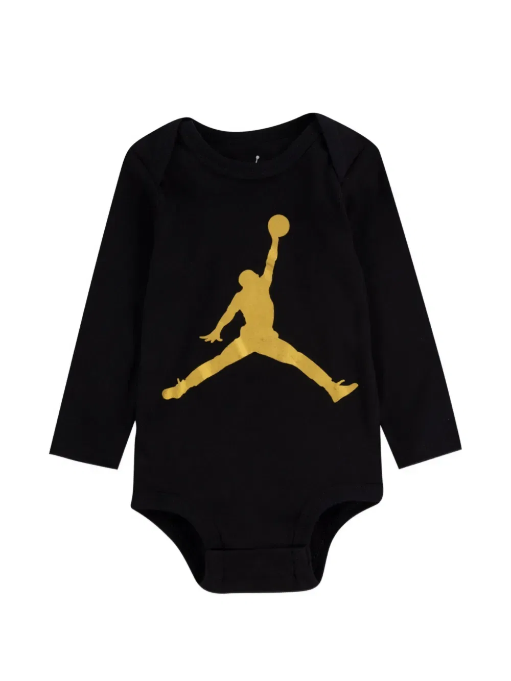 Комплект из трех комбинезонов для малыша с графическим рисунком Jordan Kids, черный — фото 2