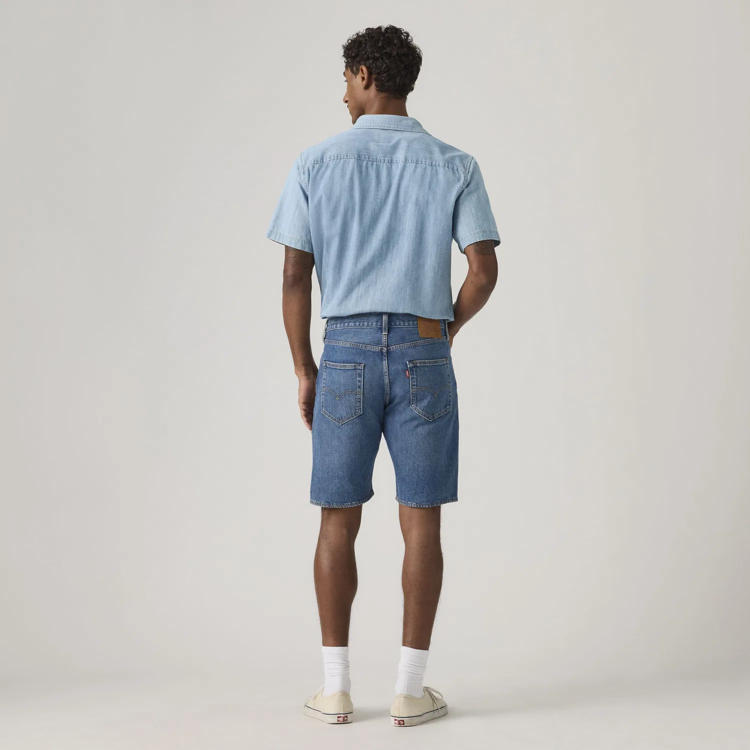 Мужские шорты 501 Original 9 дюймов Levi's, Dark Wash — фото 3
