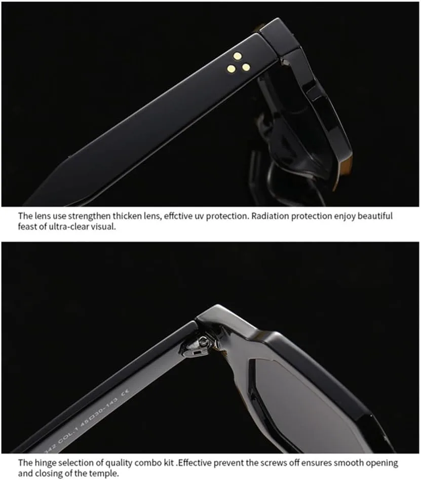 

Ретро-солнцезащитные очки Polygon для женщин с заклепками, градиентные линзы, защита от УФ-излучения UV400; мужские солнцезащитные очки в стиле панк HDUBFY, 5