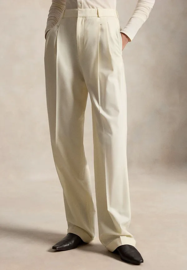Брюки из шерстяной смеси Polo Ralph Lauren, Cream