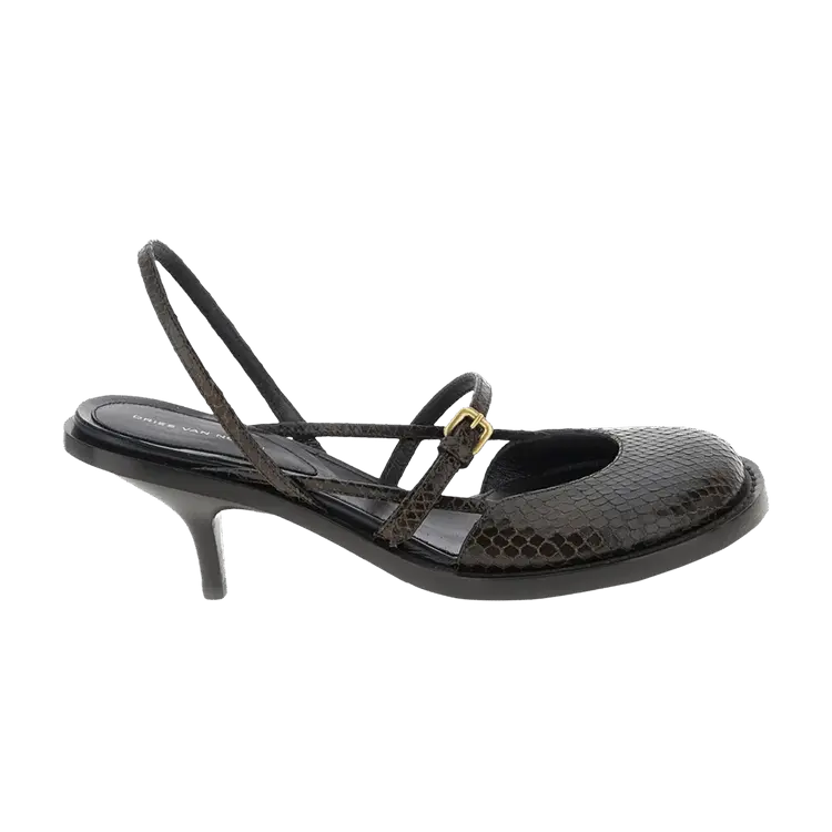 Сандалии Dries Van Noten Wmns Buckle Sandal, Dark Brown