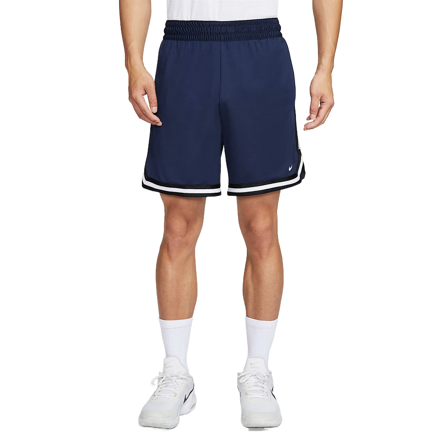 Nike DNADri Fit SS25 спортивные шорты мужские темно-синий черный белый — фото 2